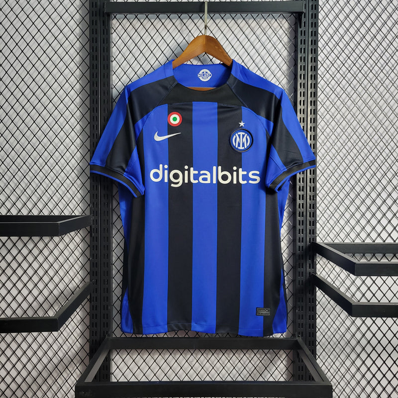 Camisa Inter de Milão Titular 22/23 - Versão Torcedor