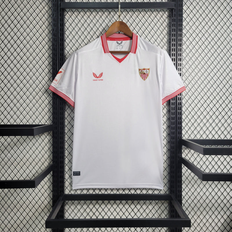 Camisa Sevilla Home 23/24 Castore Torcedor Masculina